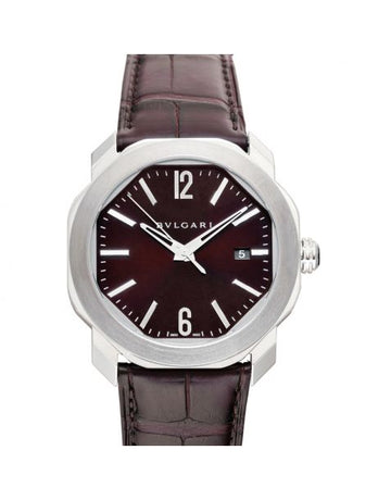 Octo Automatic Brown Dial Stainless Steel Men's Watch