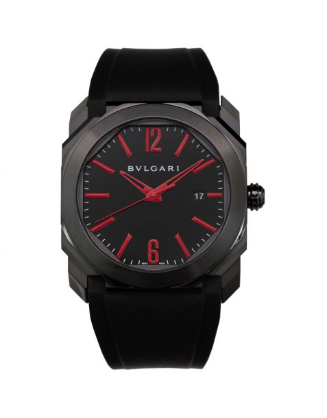 Octo Automatic Black Dial Men's Watch