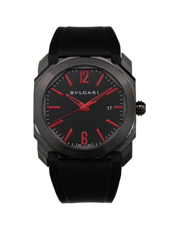 Octo Automatic Black Dial Men's Watch