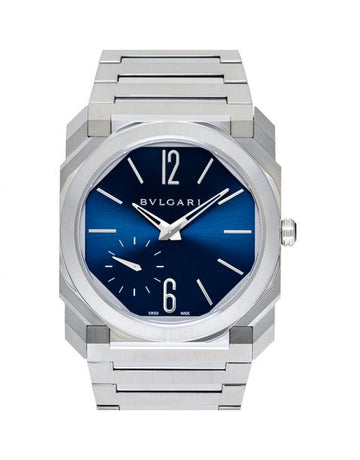 Octo Finissimo Extra Thin 40mm Automatic Blue Dial Men's Watch