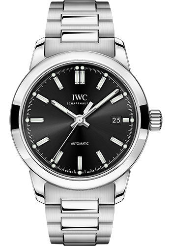 IWC Ingenieur Automatic Watch - 40.0 mm Stainless Steel Case - Black Dial - Steel Bracelet - IW357002