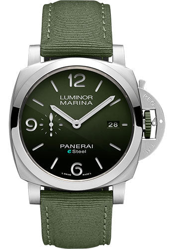 Panerai Luminor Marina eSteel™ Verde Smeraldo - 44mm Brushed Esteel Case - Polished Green Gradient Esteel™ Dial - PAM01356