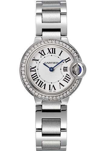 Cartier Ballon Bleu de Cartier Watch - 28 mm Steel Case - Diamond Bezel - W4BB0015