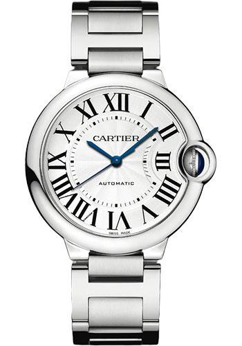 Cartier Ballon Bleu de Cartier Watch - 36 mm Steel Case - Silver Dial - Interchangeable Bracelet - WSBB0048